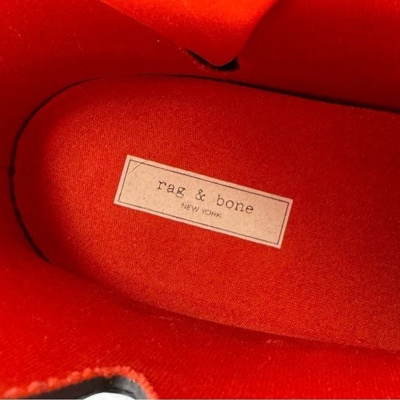 rag & bone Moto Rain Boots Black Women’s 41 US 11 - Picture 11 of 13